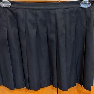 Fila Black Pleated Circle Skater Skirt tennis